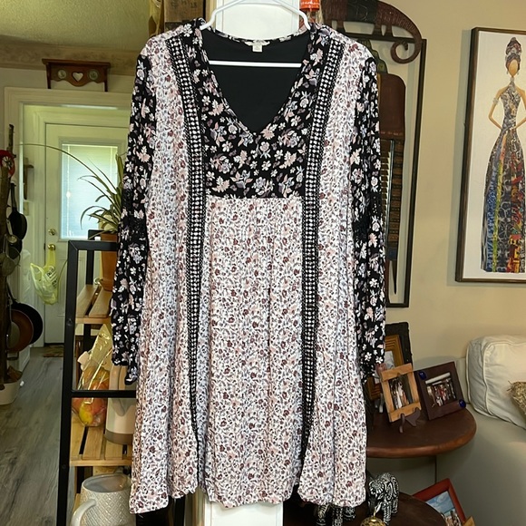 C EST 1946 - Boho Floral Dress - XL - Picture 1 of 9